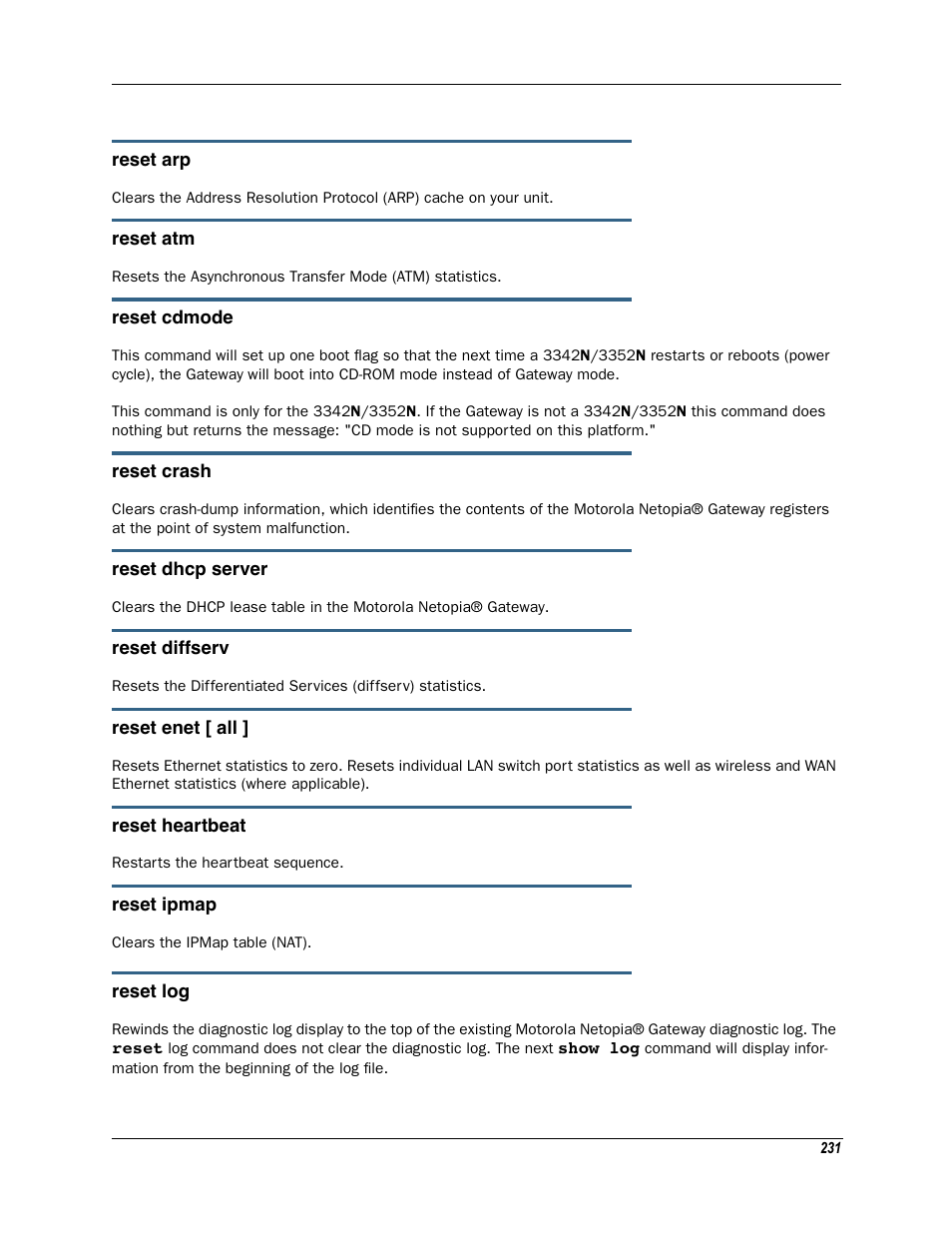 Motorola Netopia 3342N User Manual | Page 231 / 368