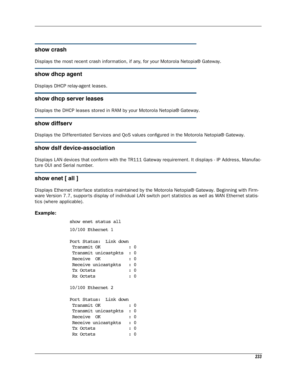 Motorola Netopia 3342N User Manual | Page 233 / 368