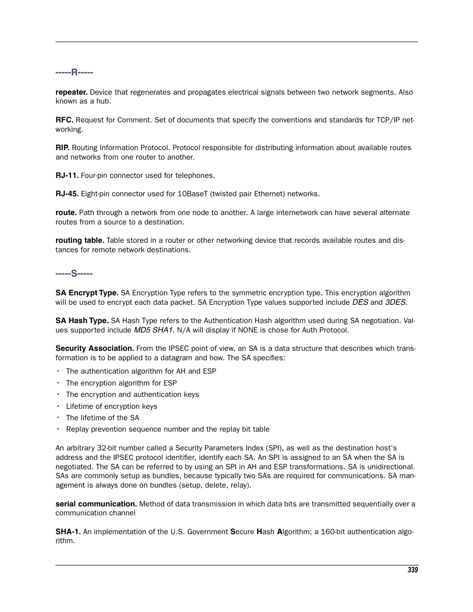 R -----s | Motorola Netopia 3342N User Manual | Page 339 / 368