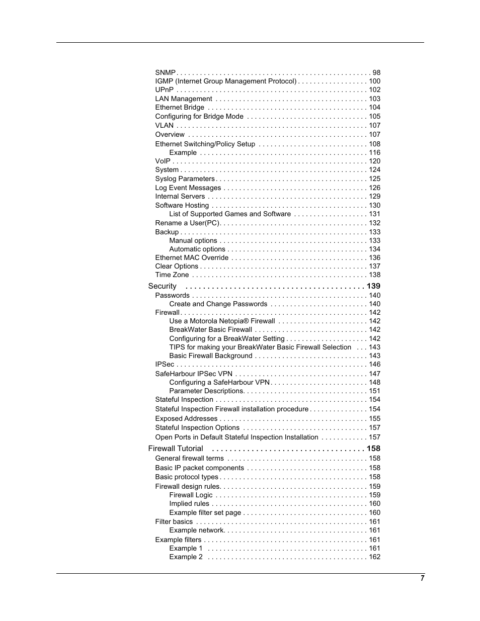 Motorola Netopia 3342N User Manual | Page 7 / 368