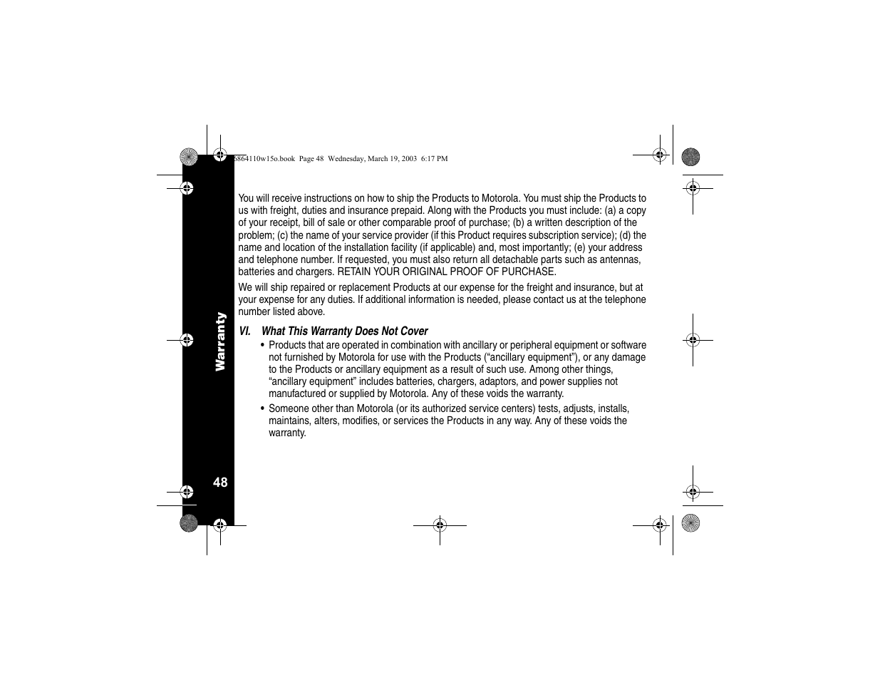 Motorola CLS1110 User Manual | Page 50 / 60