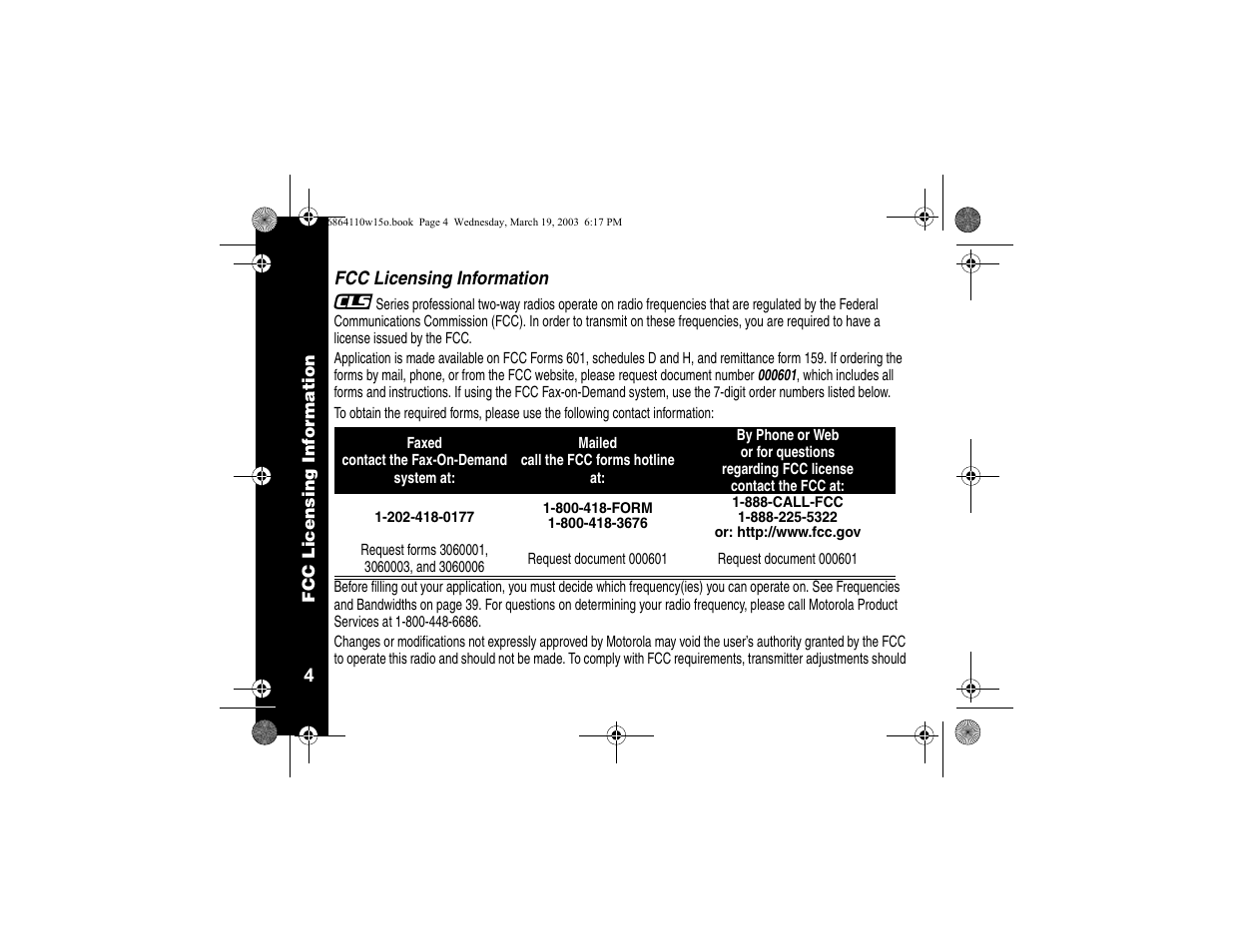 Motorola CLS1110 User Manual | Page 6 / 60