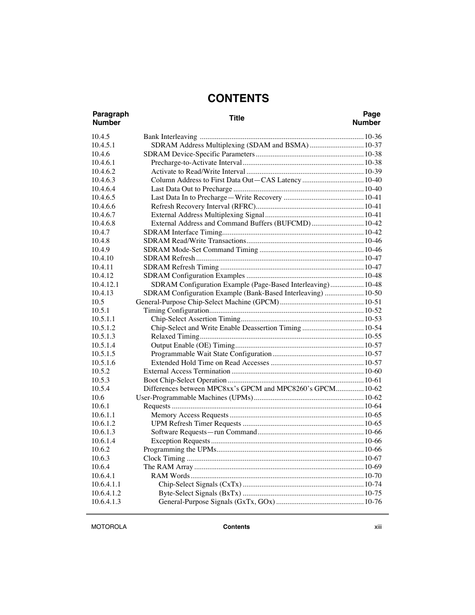 Motorola MPC8260 User Manual | Page 13 / 1006