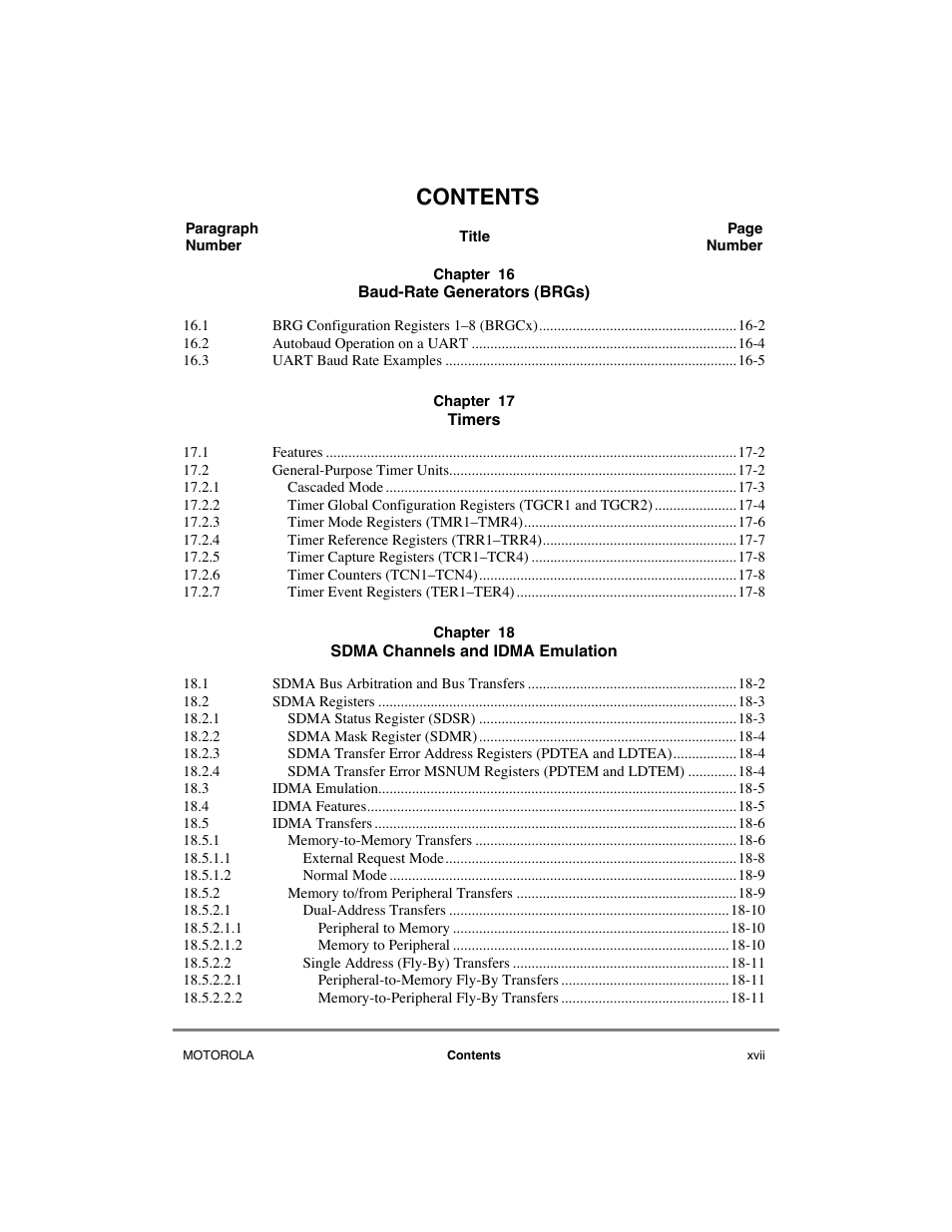 Motorola MPC8260 User Manual | Page 17 / 1006