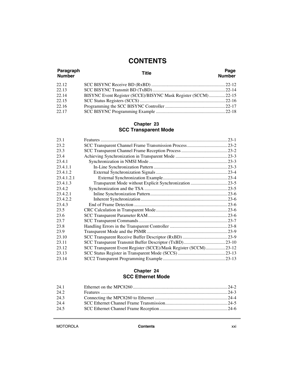 Motorola MPC8260 User Manual | Page 21 / 1006