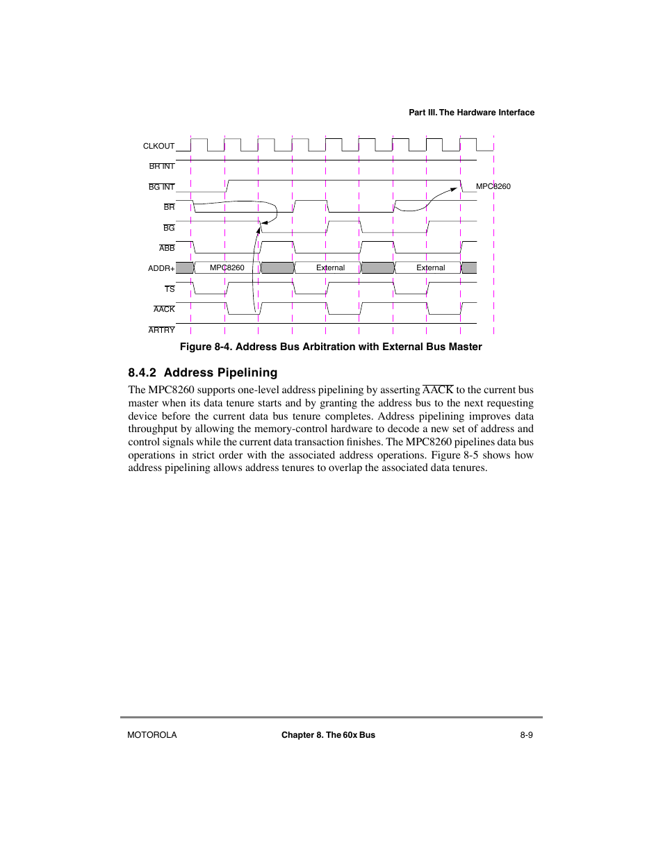 2 address pipelining, Address pipelining -9 | Motorola MPC8260 User Manual | Page 241 / 1006