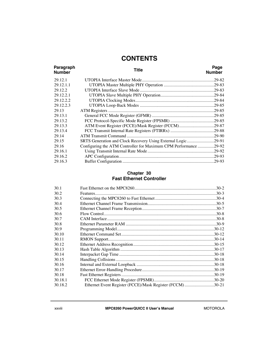 Motorola MPC8260 User Manual | Page 28 / 1006