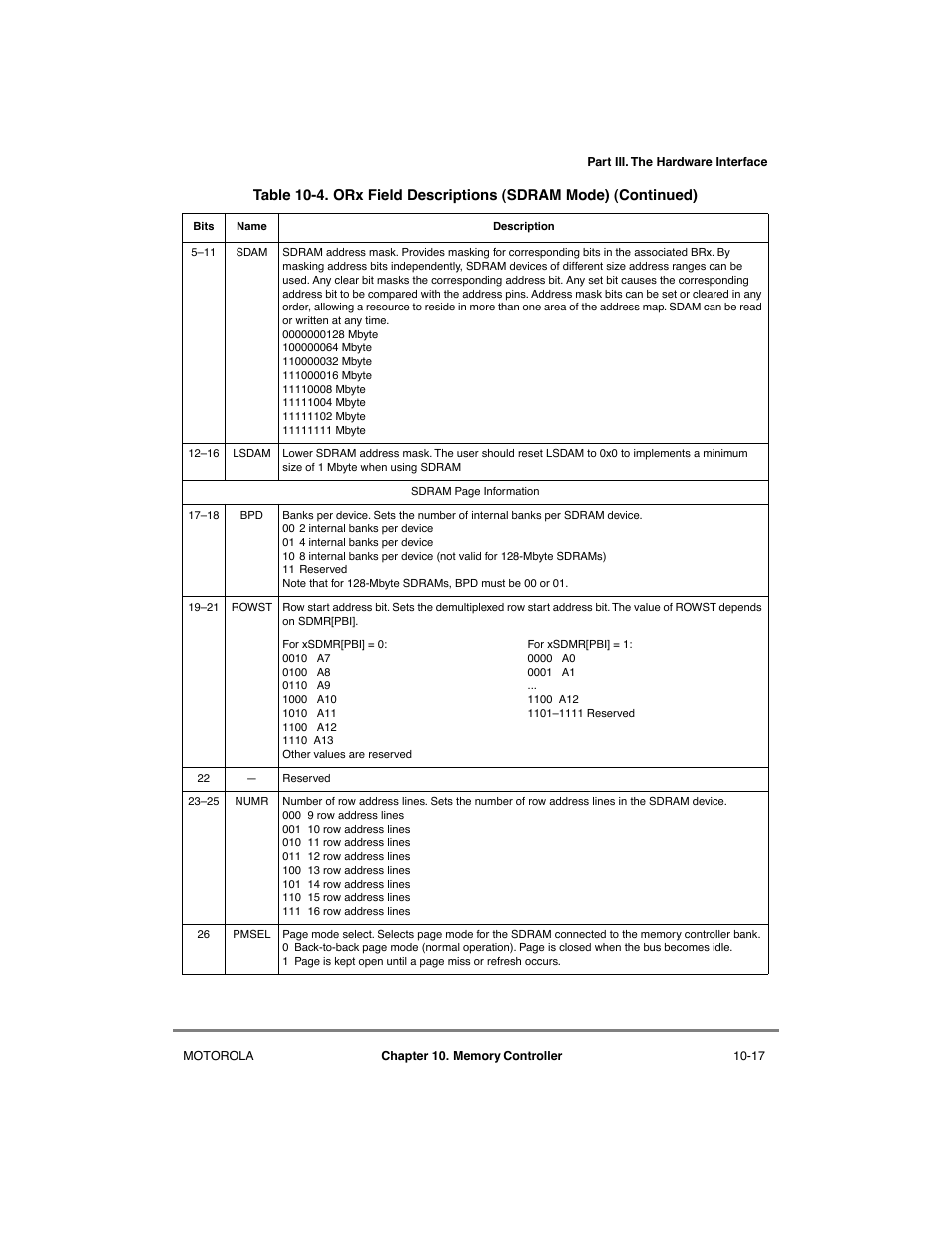Motorola MPC8260 User Manual | Page 293 / 1006
