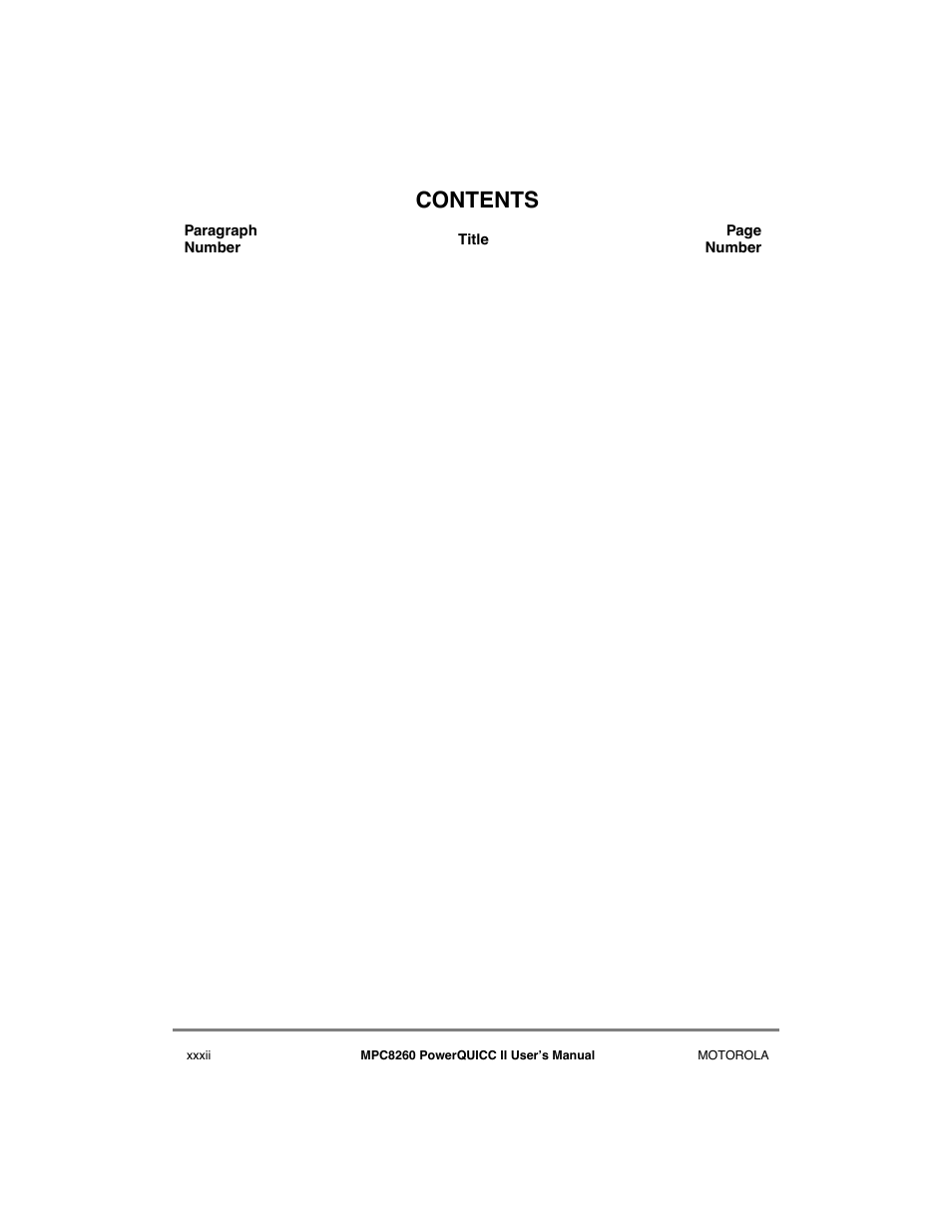 Motorola MPC8260 User Manual | Page 32 / 1006