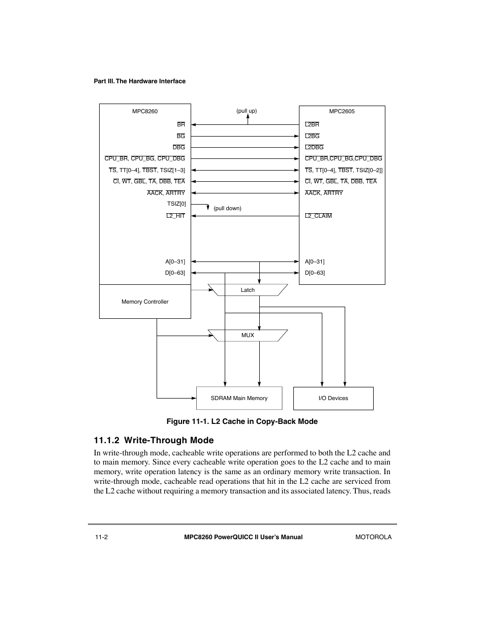 2 write-through mode, Write-through mode -2, L2 cache in copy-back mode -2 | Motorola MPC8260 User Manual | Page 384 / 1006