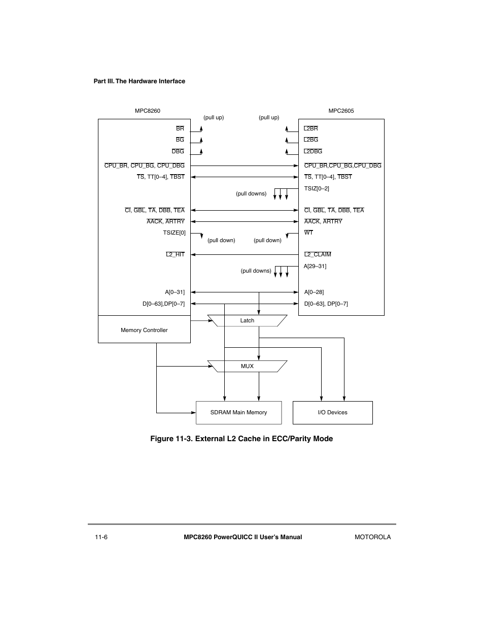 External l2 cache in ecc/parity mode -6 | Motorola MPC8260 User Manual | Page 388 / 1006