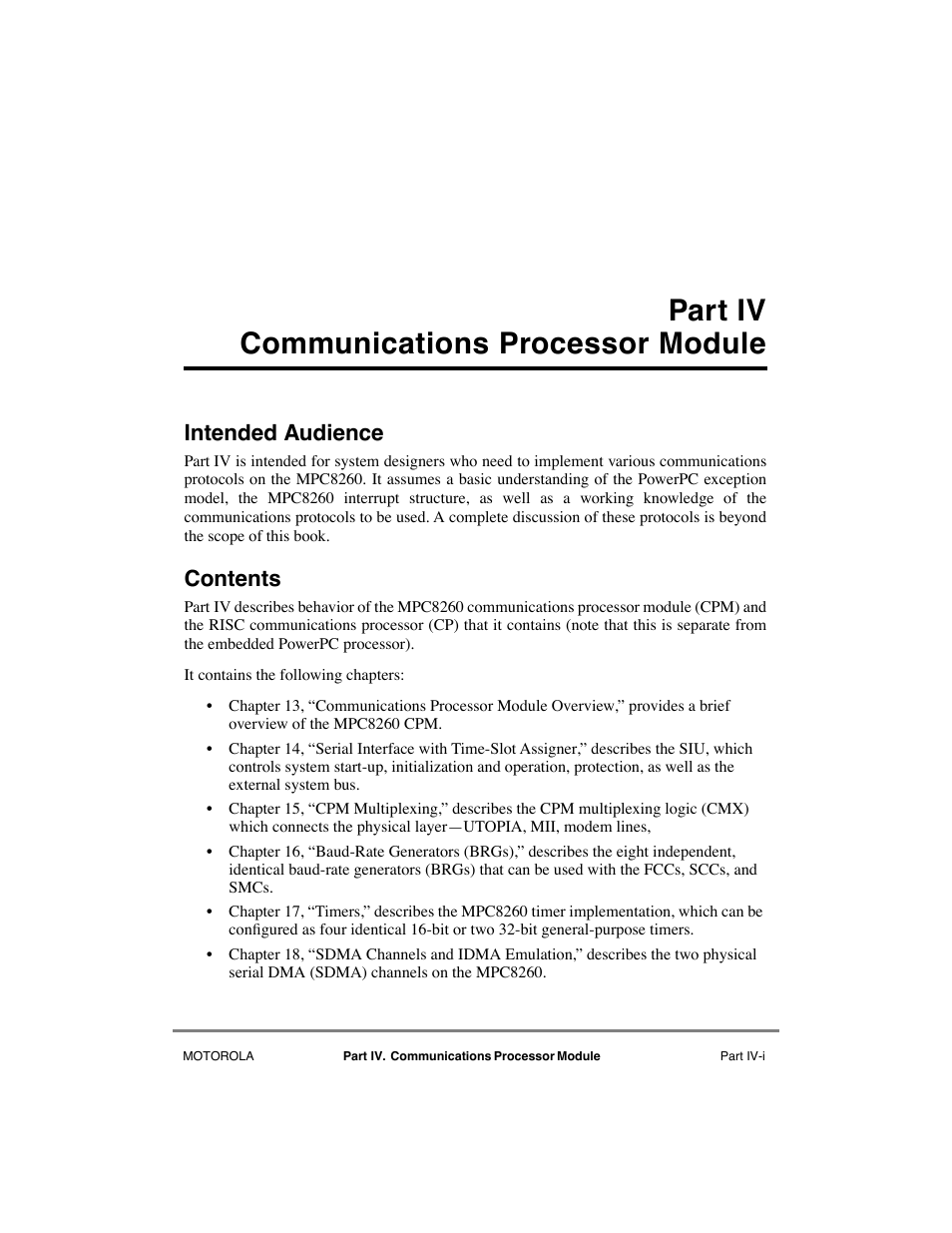 Motorola MPC8260 User Manual | Page 423 / 1006