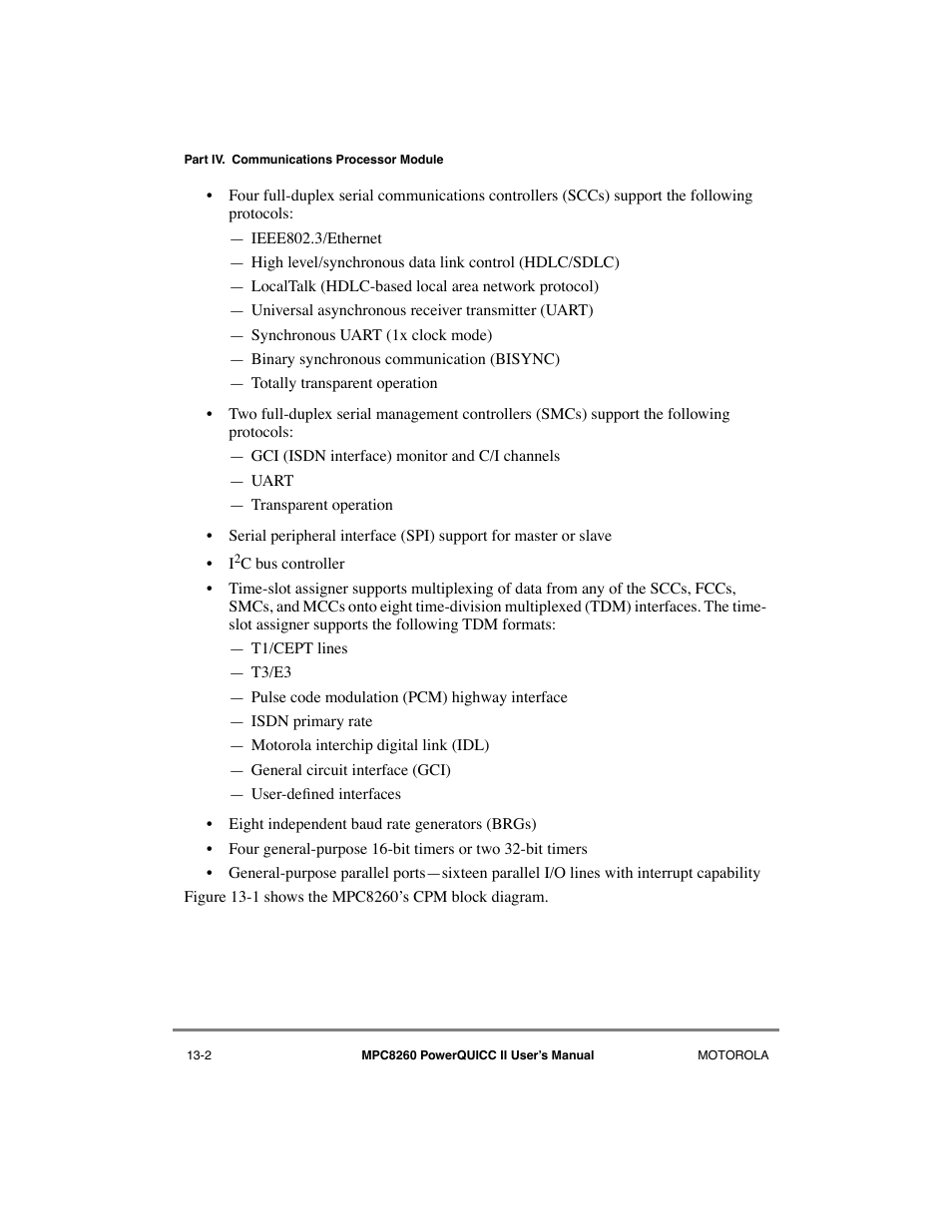 Motorola MPC8260 User Manual | Page 432 / 1006