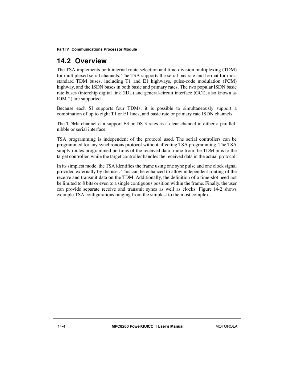 2 overview, Overview -4 | Motorola MPC8260 User Manual | Page 458 / 1006