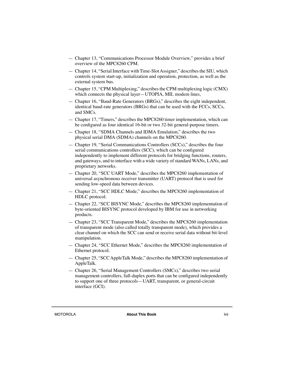 Motorola MPC8260 User Manual | Page 57 / 1006