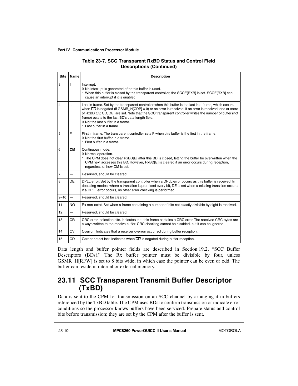Motorola MPC8260 User Manual | Page 662 / 1006