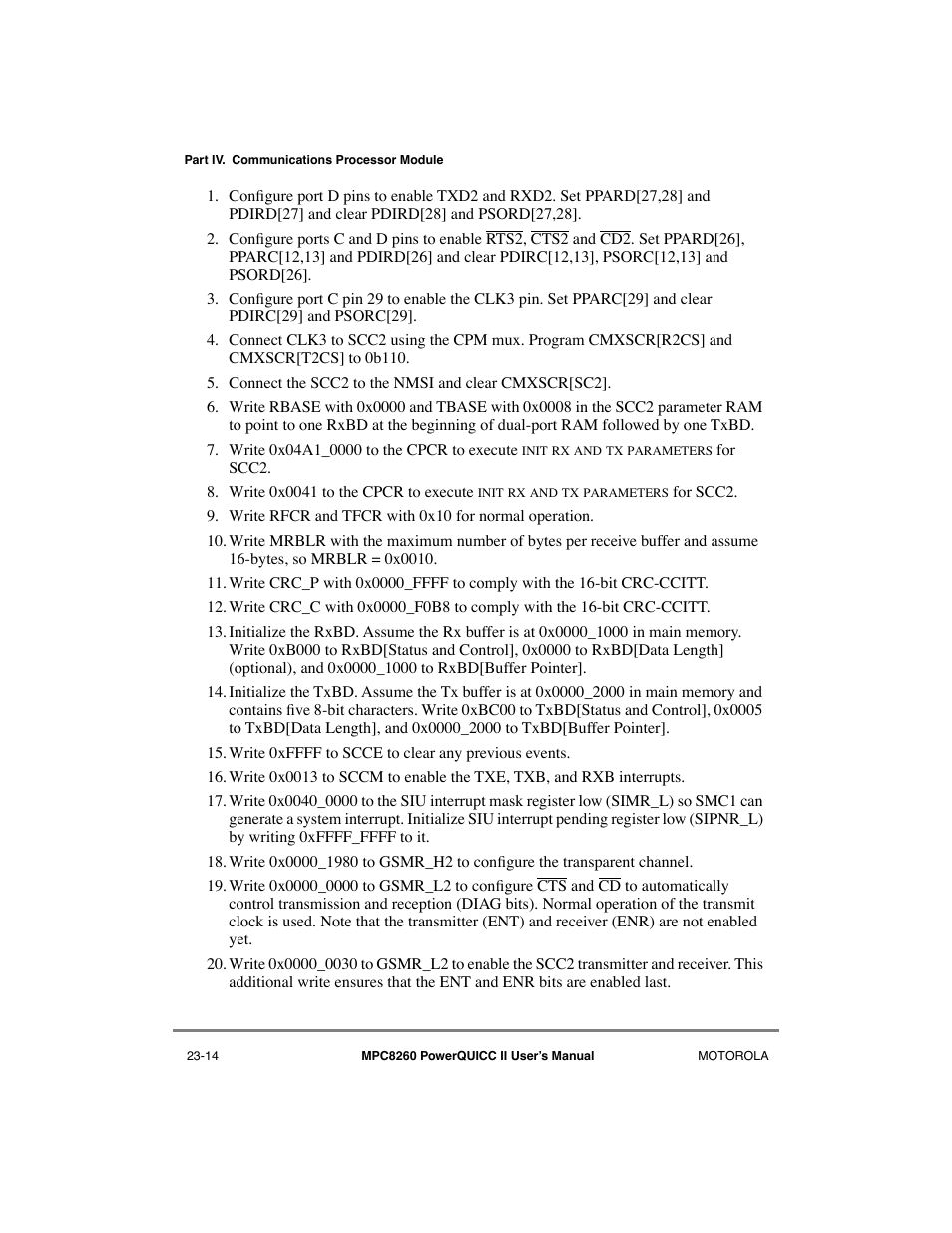 Motorola MPC8260 User Manual | Page 666 / 1006