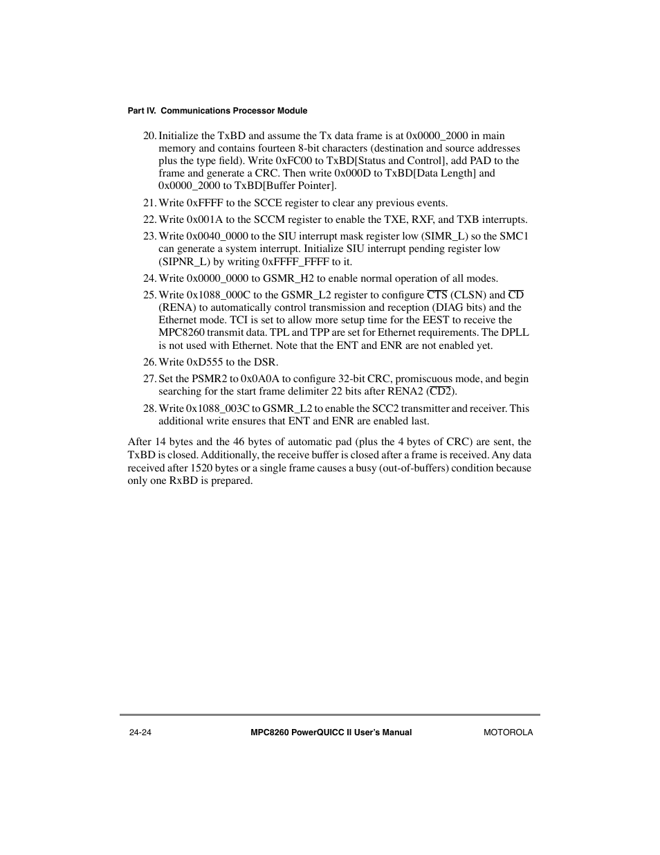Motorola MPC8260 User Manual | Page 692 / 1006