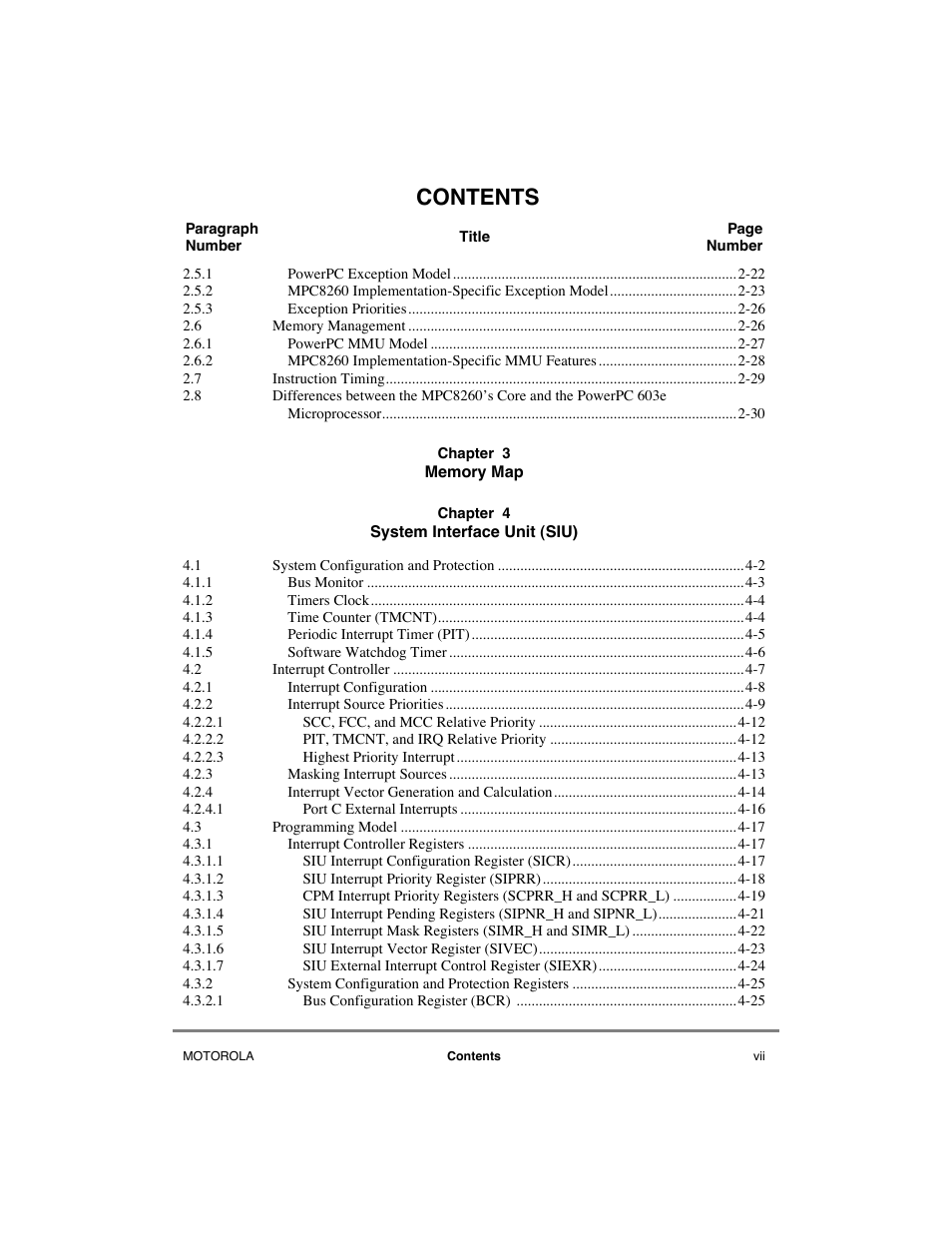 Motorola MPC8260 User Manual | Page 7 / 1006