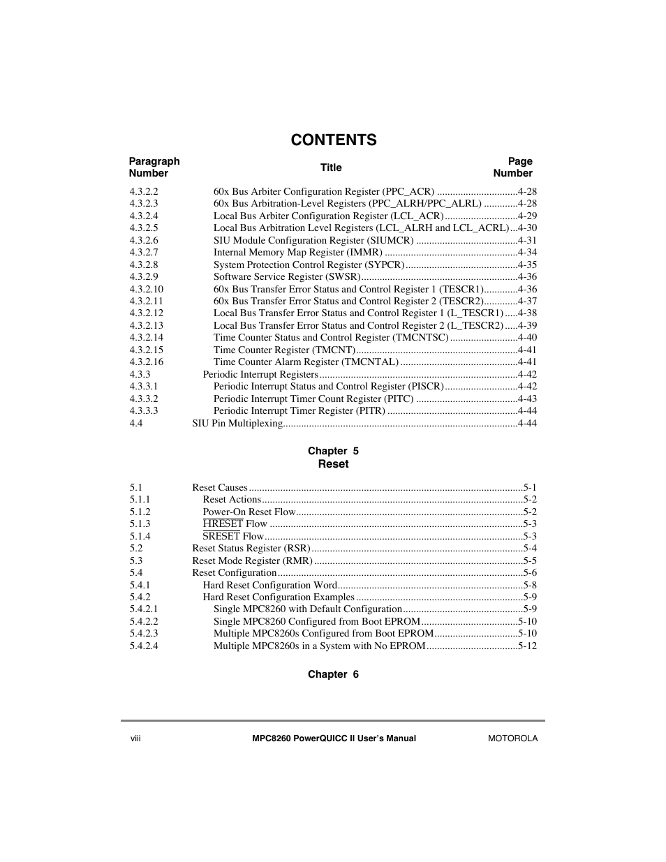 Motorola MPC8260 User Manual | Page 8 / 1006