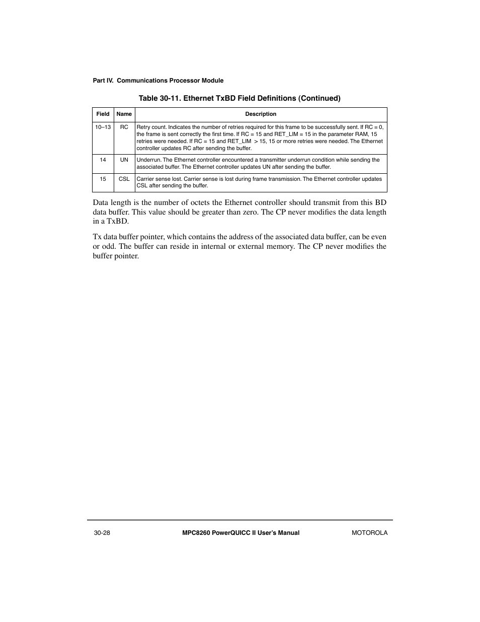 Motorola MPC8260 User Manual | Page 902 / 1006