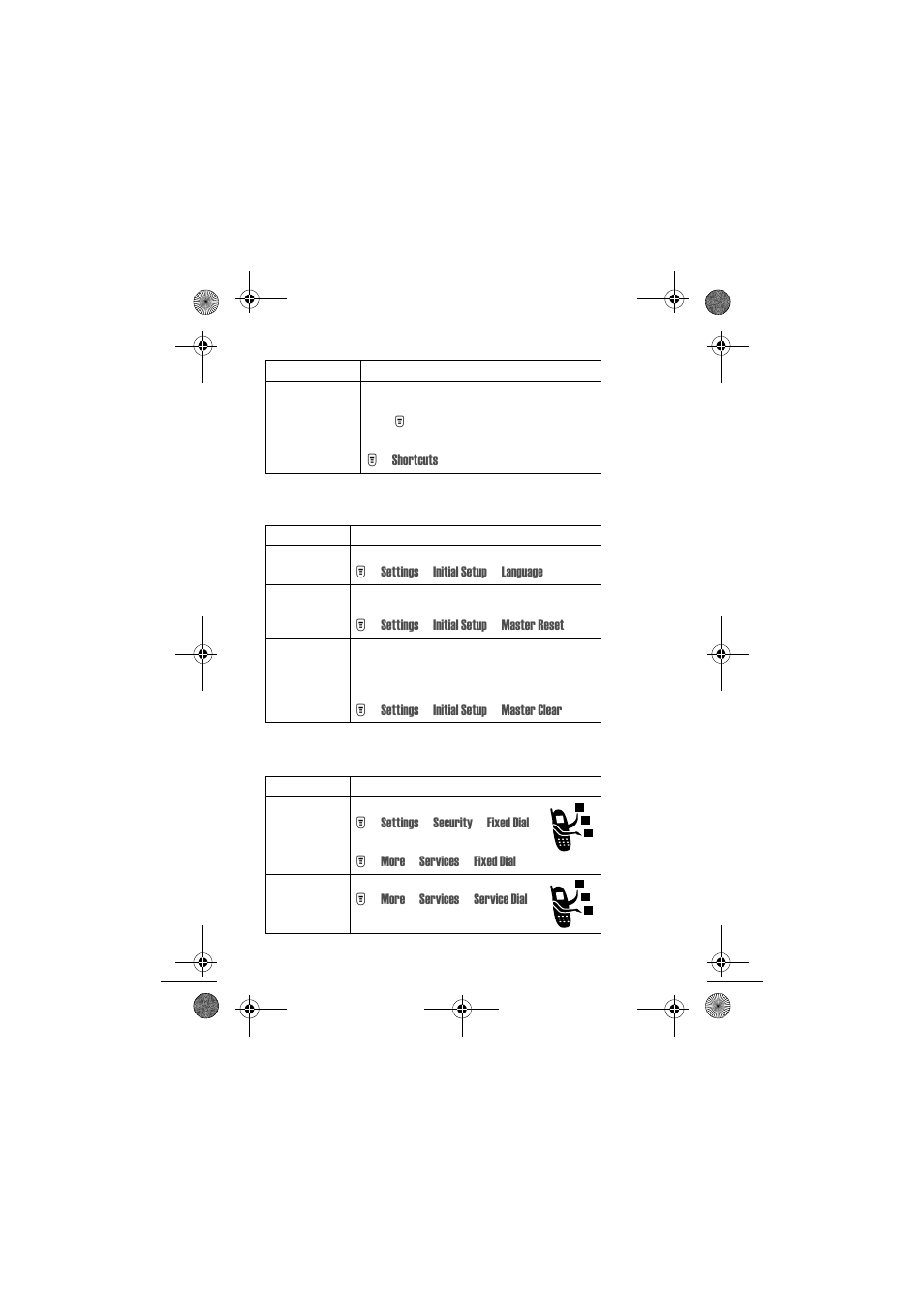 Menu features dialling features | Motorola T720 GSM User Manual | Page 66 / 81