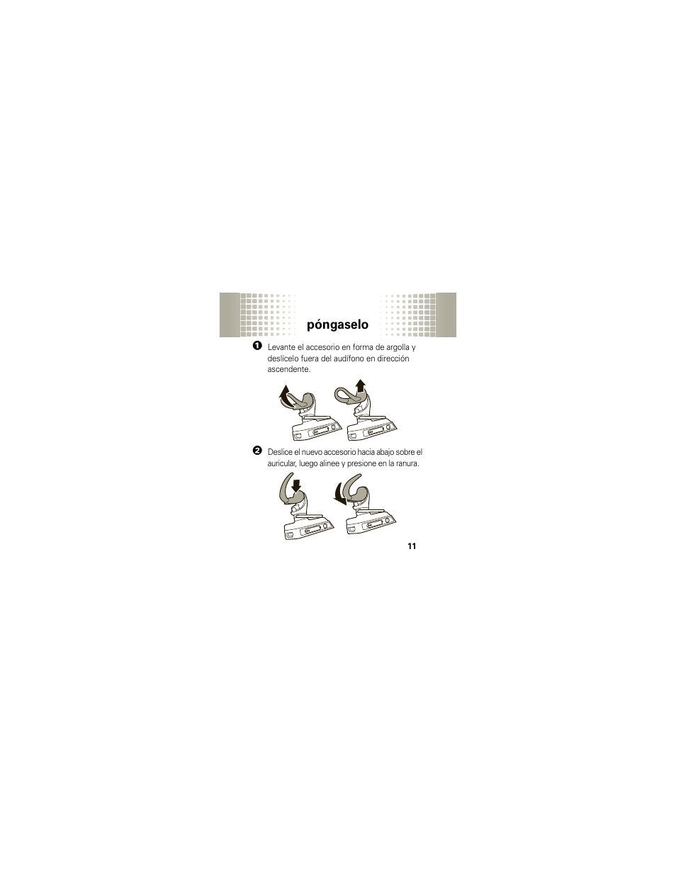 Póngaselo | Motorola HX1 User Manual | Page 55 / 138