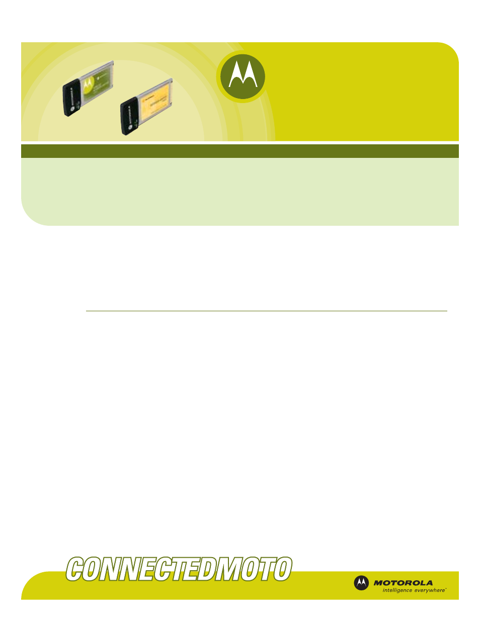 Motorola WNS25 User Manual | 2 pages