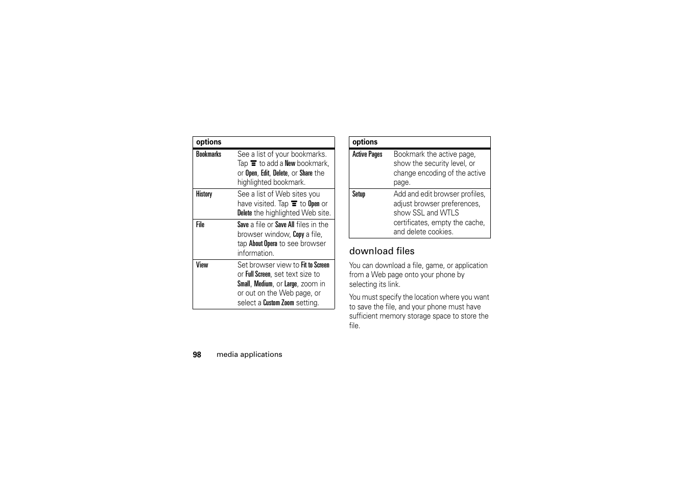 Motorola A1200 User Manual | Page 100 / 144