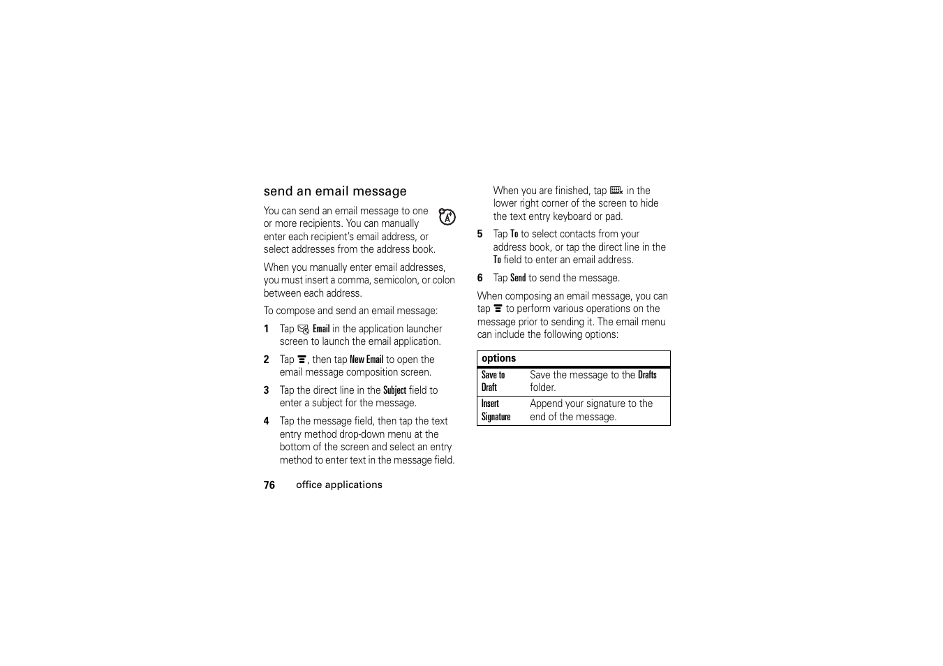 Motorola A1200 User Manual | Page 78 / 144