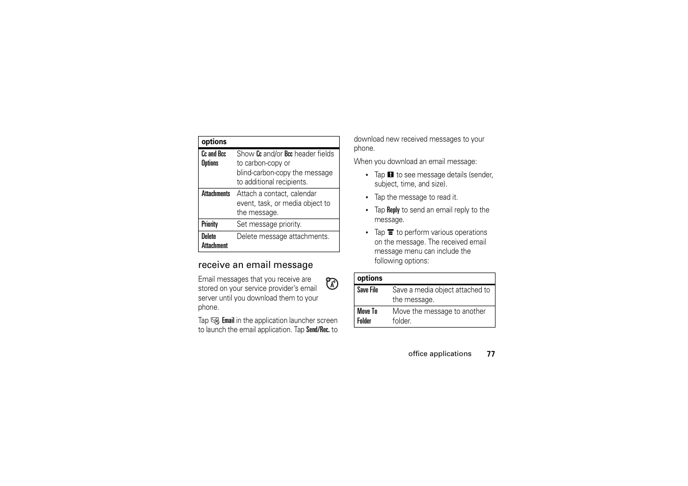 Motorola A1200 User Manual | Page 79 / 144