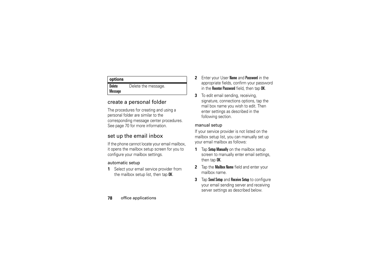 Motorola A1200 User Manual | Page 80 / 144