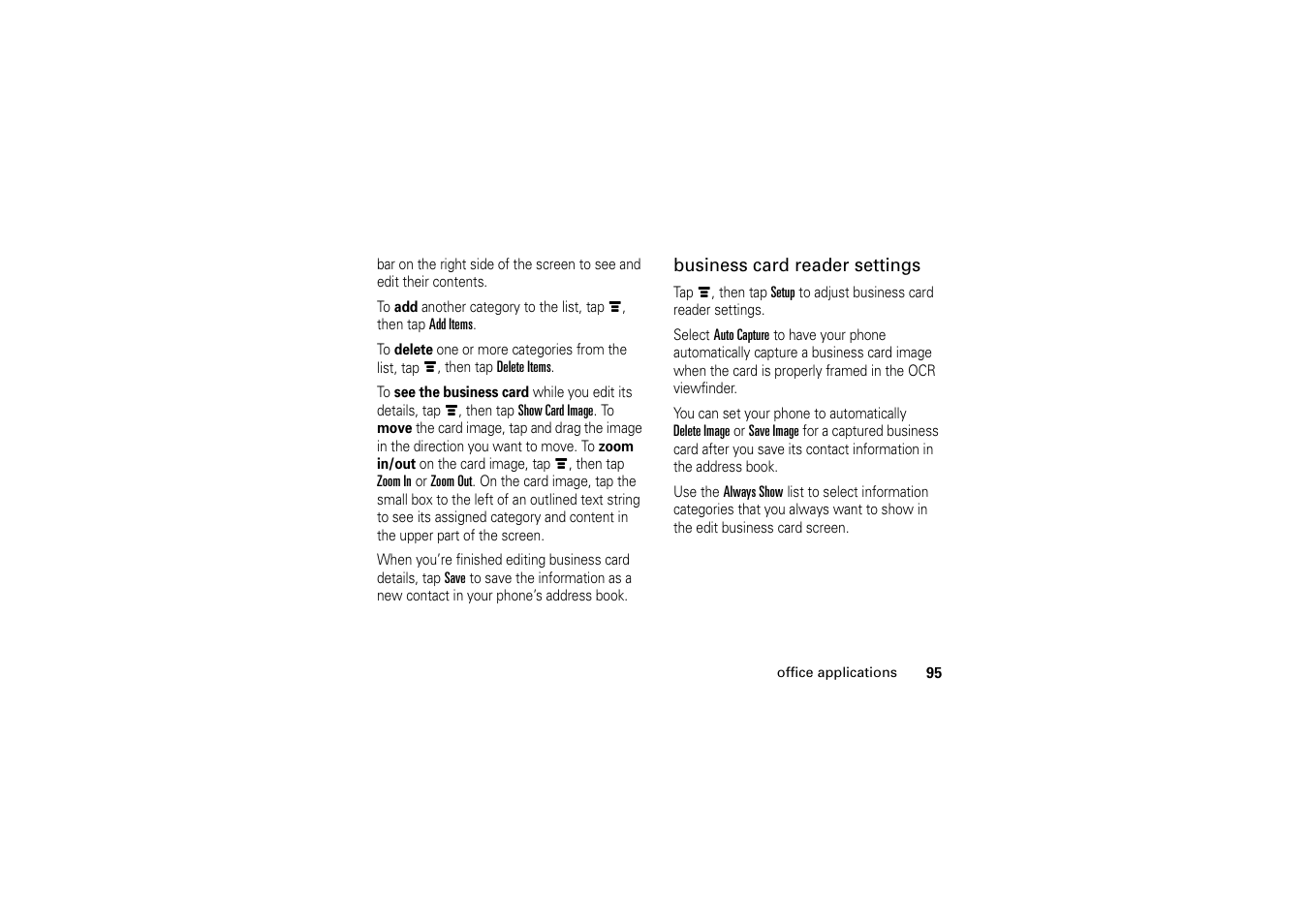 Motorola A1200 User Manual | Page 97 / 144