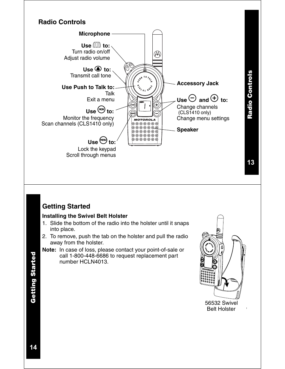 Motorola CLS1110 CLS1410 User Manual | Page 8 / 30