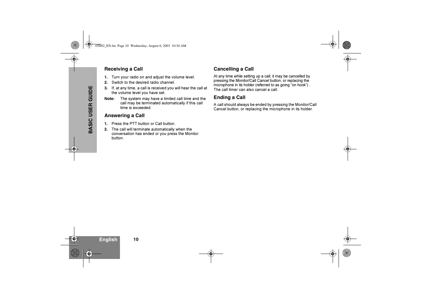 Motorola CM340 User Manual | Page 12 / 184