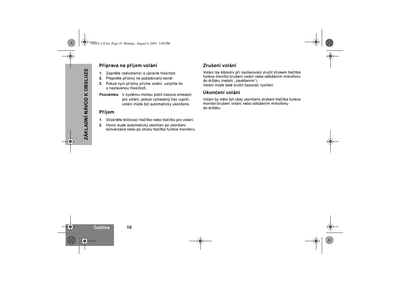 Motorola CM340 User Manual | Page 132 / 184