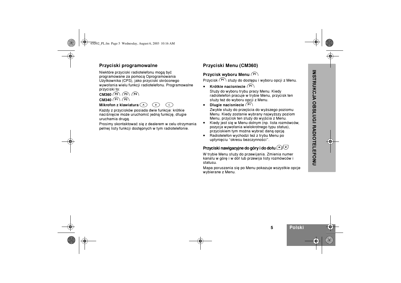 Motorola CM340 User Manual | Page 147 / 184