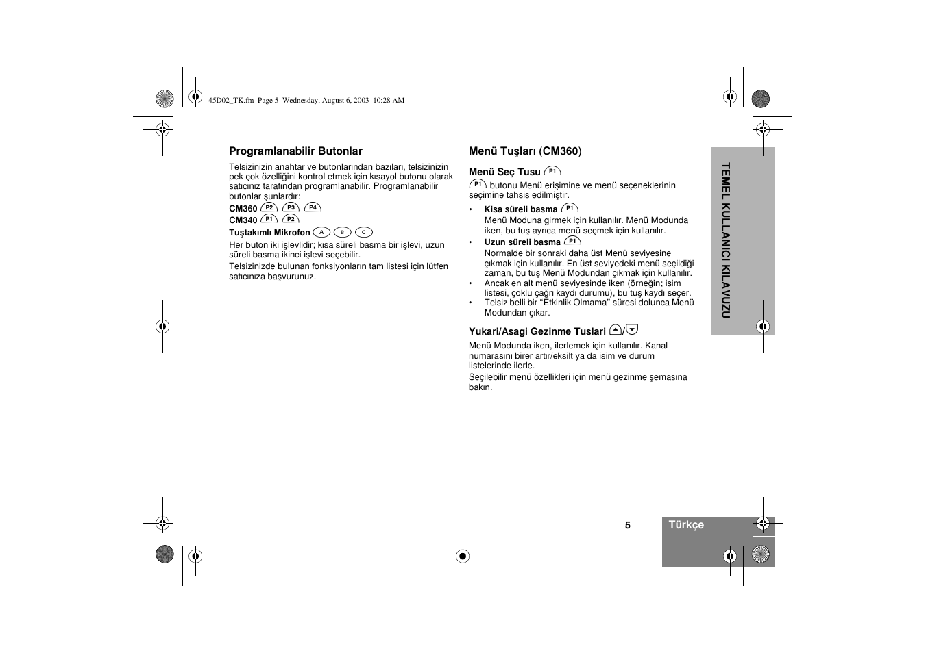 Motorola CM340 User Manual | Page 167 / 184