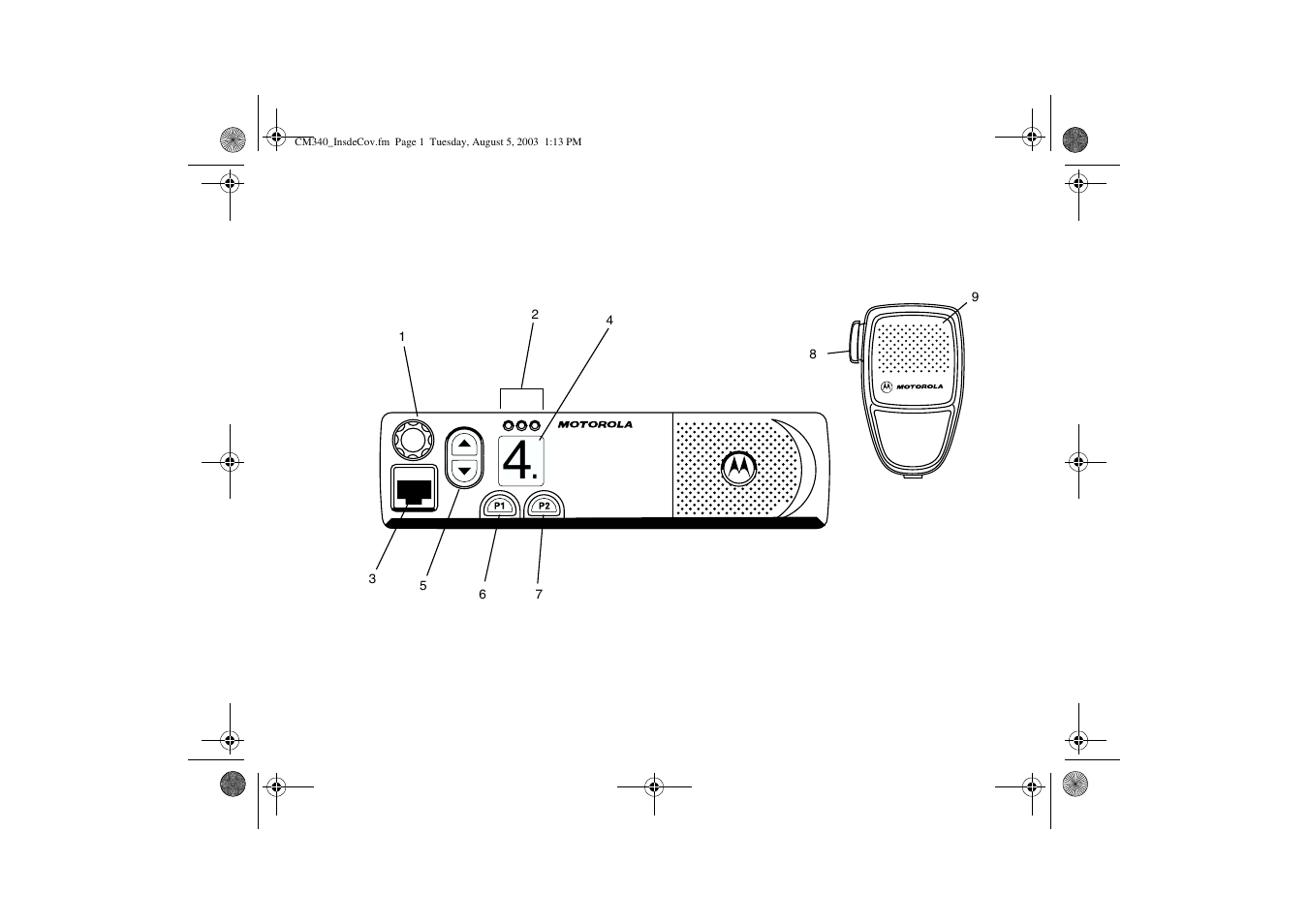 Motorola CM340 User Manual | Page 183 / 184