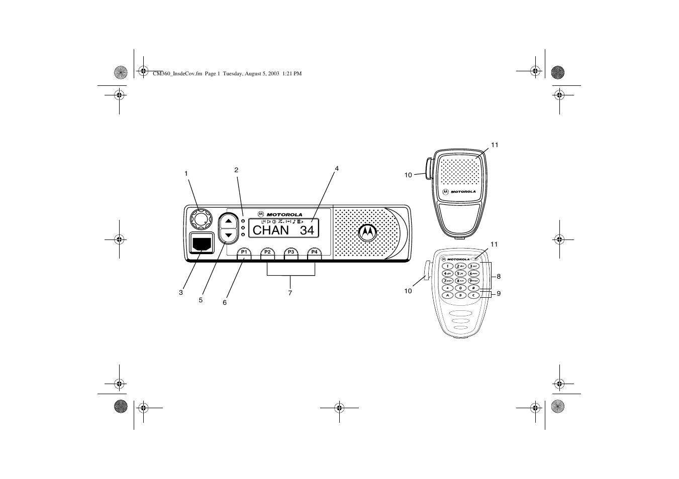 Chan 34 | Motorola CM340 User Manual | Page 2 / 184