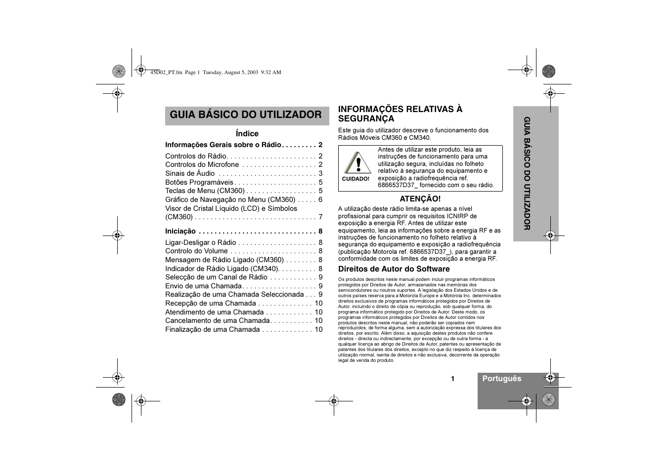 Motorola CM340 User Manual | Page 53 / 184