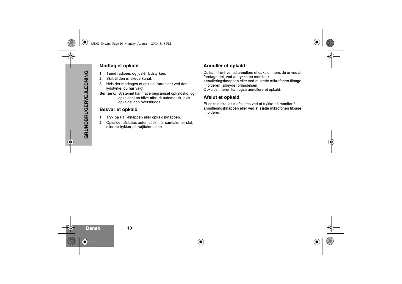 Motorola CM340 User Manual | Page 72 / 184