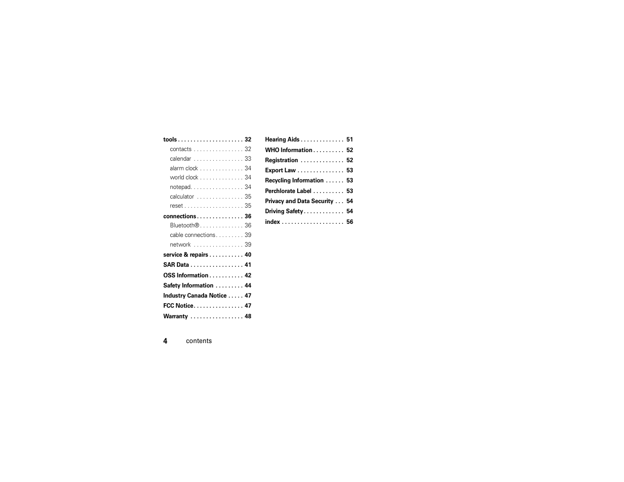 Motorola Evoke 68000201338-C User Manual | Page 6 / 128