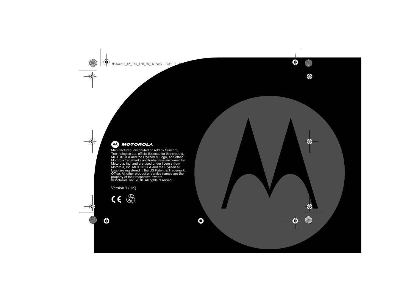 Motorola Digital Cordless Telephone with Digital Answering Machine D511 User Manual | Page 45 / 45