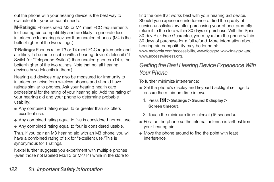 Motorola I1 User Manual | Page 132 / 151