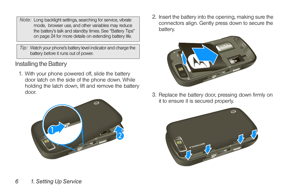 Motorola I1 User Manual | Page 16 / 151