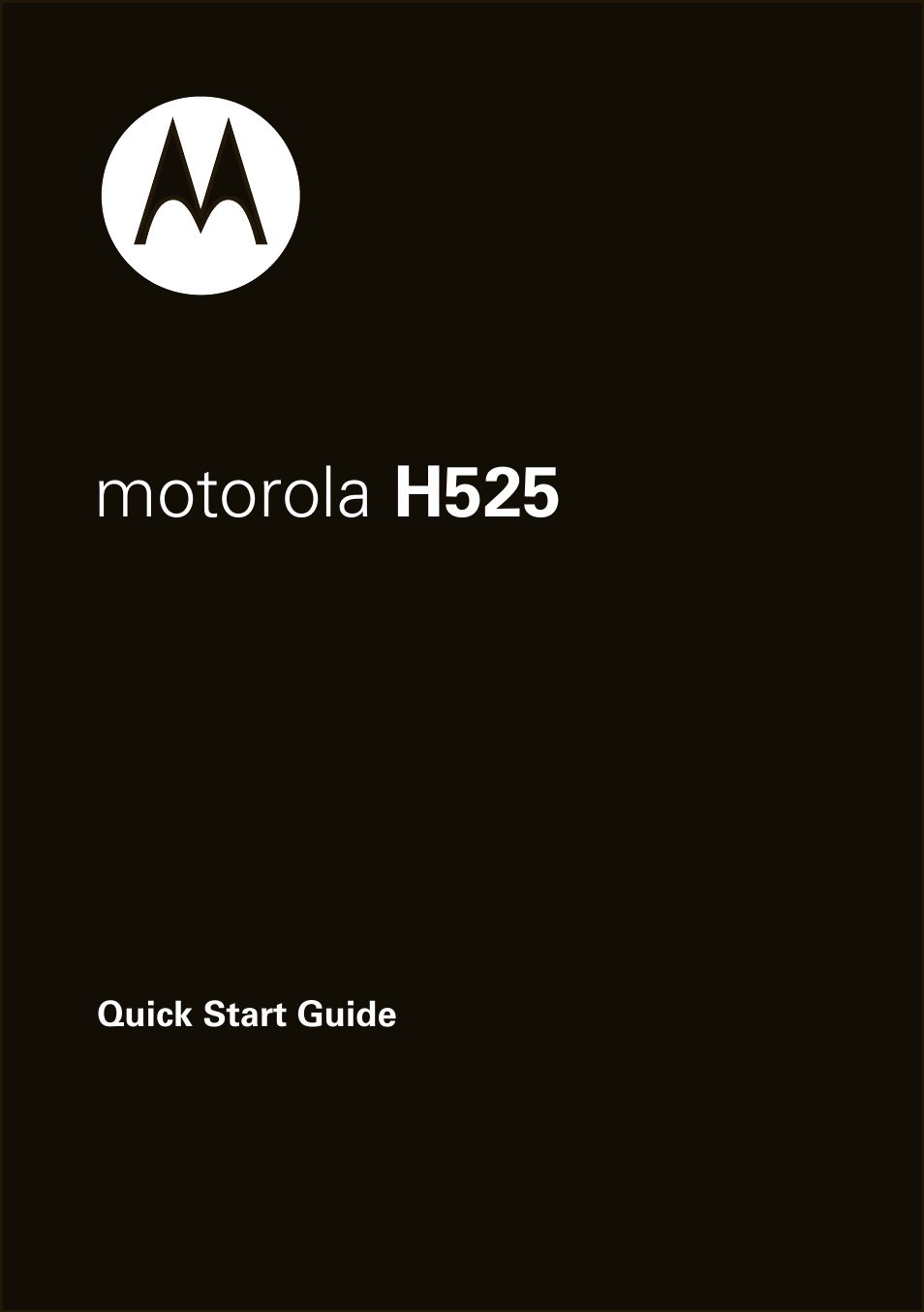 Motorola H525 User Manual | 94 pages