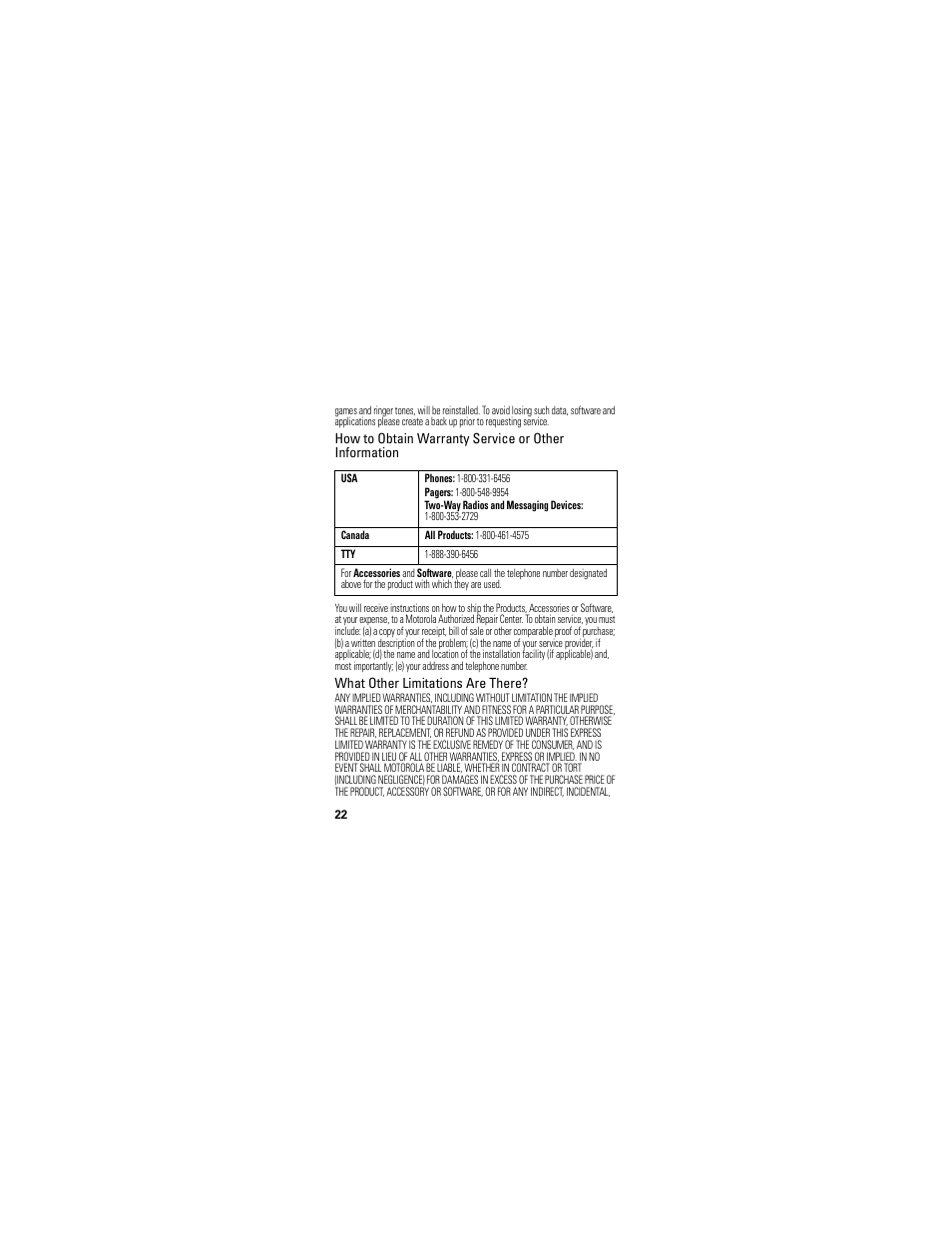 Motorola H525 User Manual | Page 24 / 94
