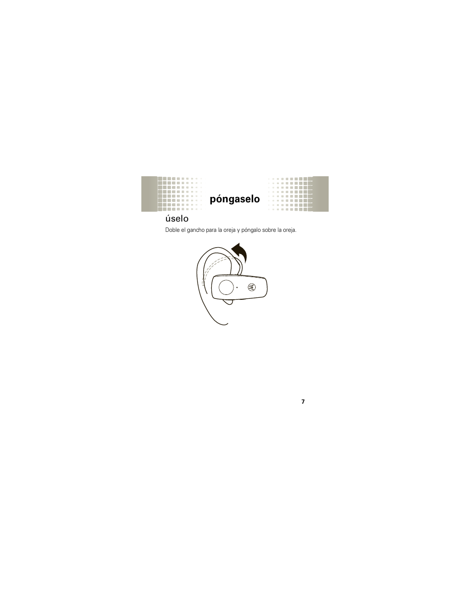 Póngaselo | Motorola H525 User Manual | Page 37 / 94