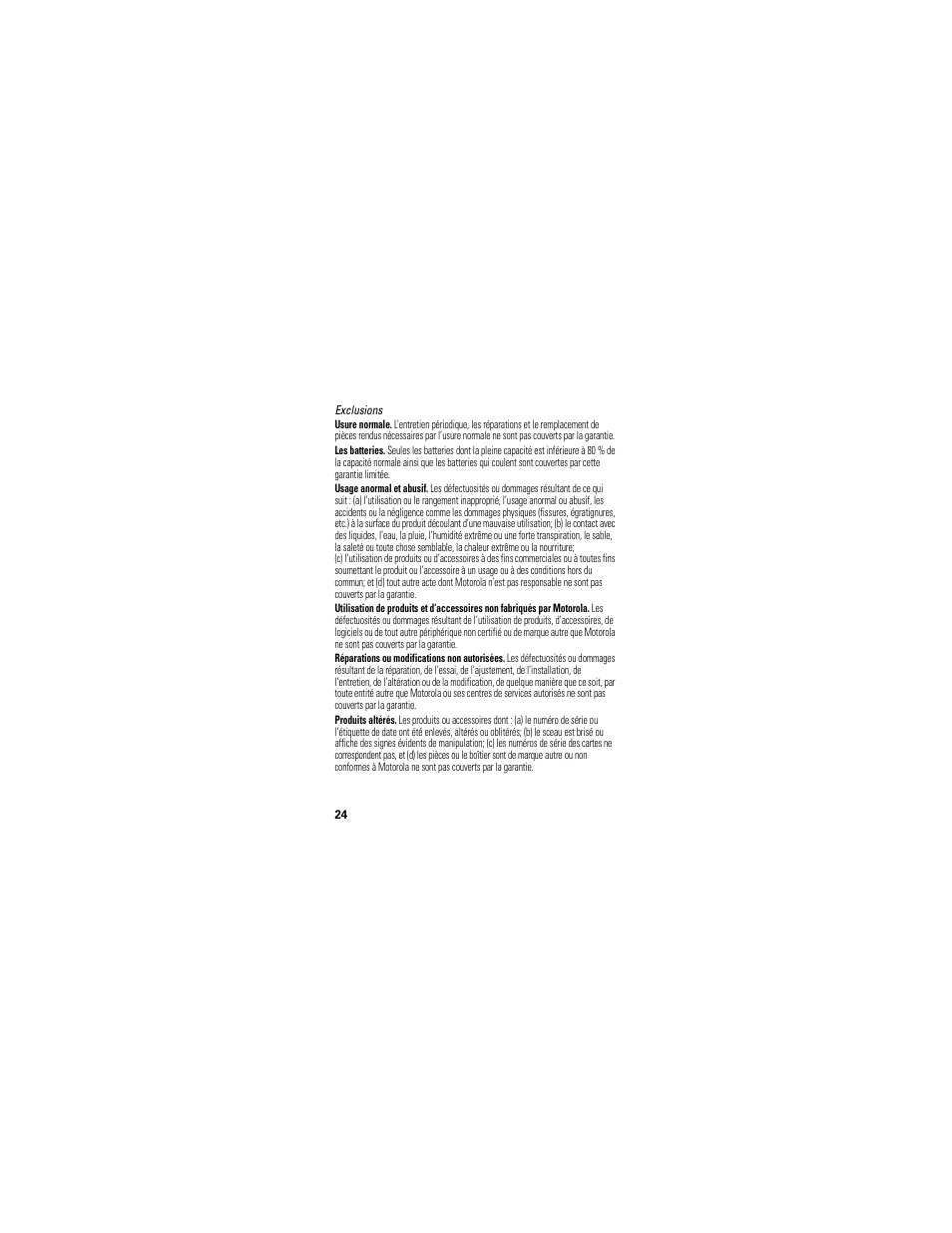 Motorola H525 User Manual | Page 86 / 94